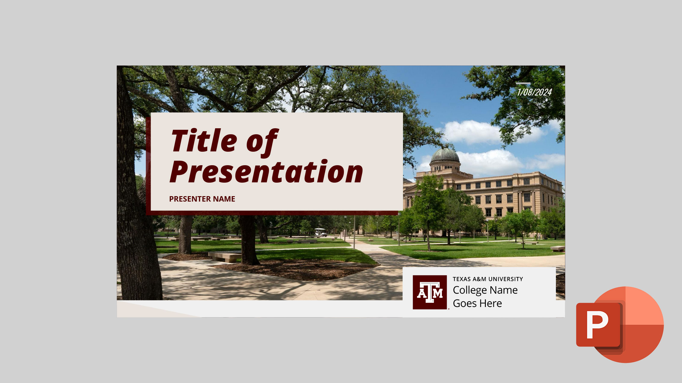 Default PowerPoint – Marketing & Communications | Texas A&M University