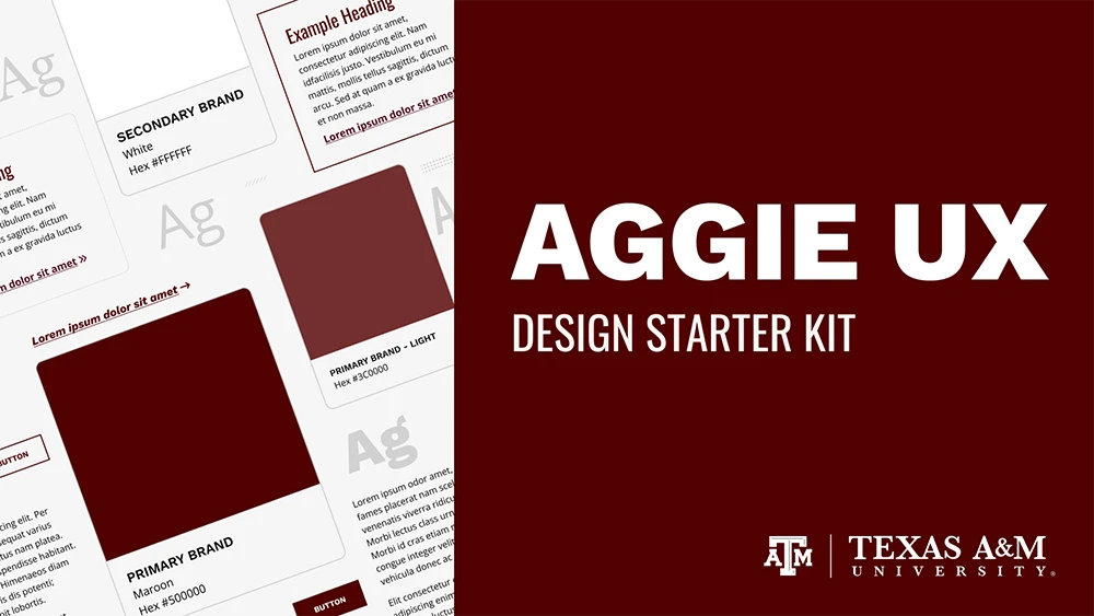 Aggie UX Design Starter Kit